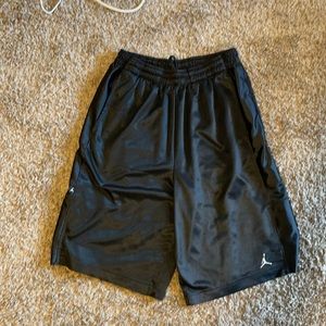 Jordan black shorts. Mens xl.